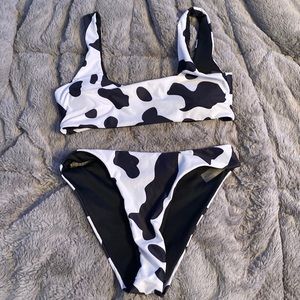 Never worn cow print bikini